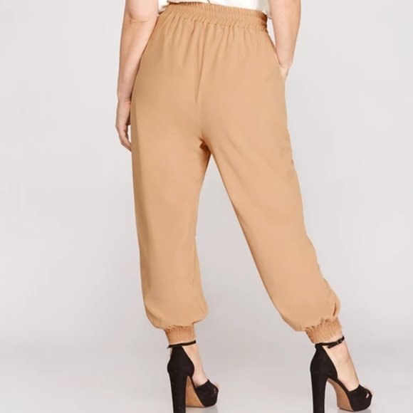 NWT! She + Sky Sandy Taupe Joggers - Picture 5 of 9